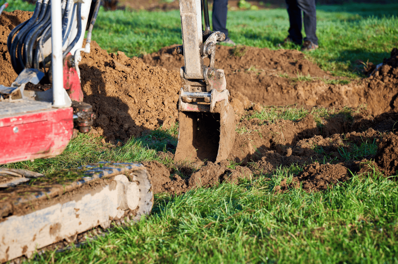 Mini excavation professionnelle